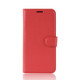Litchi Texture Horizontal Flip Leather Case for Galaxy A70, with Wallet & Holder & Card Slots (Red)