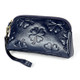 2026 Multifunctional Litchi Texture Women Large Capacity Hand Wallet Shell bag with Card Slots(Sapphire Blue)