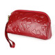 2026 Multifunctional Litchi Texture Women Large Capacity Hand Wallet Shell bag with Card Slots(Wine Red)