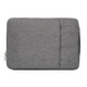 11.6 inch Universal Fashion Soft Laptop Denim Bags Portable Zipper Notebook Laptop Case Pouch for MacBook Air, Lenovo and other Laptops, Size: 32.2x21.8x2cm (Grey)