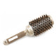 Ceramic Aluminium Hair Comb Round Brush with Nylon Bristle Professional Barber Styling Hair Brush(53mm)