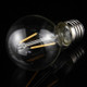 A60 E27 2W  LED Filament Light Bulb, 2 LEDs 160 LM Retro Energy Saving Lamp for Halls, AC 220V