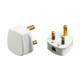 Three Pin Cylinder 15A Power Plug, UK Plug