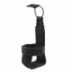 Portable Outdoor Travel Nylon Adjustable Cover Holster Kettle Bag Water Bottle Pouch(Black)