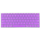 Soft 12 inch Silicone Keyboard Protective Cover Skin for new MacBook, American Version(Purple)