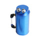 Automotive Round Oil Filter Pot Power Modified Engine Oil Breathable Pot (Blue)