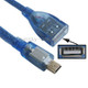 USB 2.0 AF TO mini 5pin cable, Length: 25cm