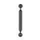 PULUZ  7 inch 17.7cm Length 20.8mm Diameter Dual Balls Carbon Fiber Floating Arm, Ball Diameter: 25mm(Black)
