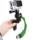 HR255 Special Stabilizer Bow Type Balancer Selfie Stick Monopod Mini Tripod for GoPro HERO4 /3+ /3(Green)