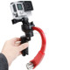 HR255 Special Stabilizer Bow Type Balancer Selfie Stick Monopod Mini Tripod for GoPro HERO4 /3+ /3(Red)