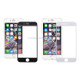 5 PCS Black + 5 PCS White for iPhone 6 Plus & 6s Plus Front Screen Outer Glass Lens