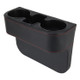 Car Seat Crevice Storage Box Cup Drink Holder Auto Pocket Stowing Tidying for Phone Pad Card Coin Case Car Accessories(Black)