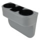 Car Seat Crevice Storage Box Cup Drink Holder Auto Pocket Stowing Tidying for Phone Pad Card Coin Case Car Accessories(Grey)