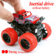 5 PCS Mini Inertia Rotatable Car Toys Vehicle Diecast Model Inertial Car Toy Random Color Delivery