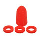 Silicone Hookah Silencer Diffuser Filter Shisha Muffler(Red)