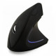 Battery Version Wireless Mouse Vertical 2.4GHz Optical Mouse (Black)