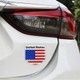 Car-Styling Semicircle Shape USA Flag Pattern Random Decorative Sticker