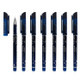 12 PCS Erasable Nib 0.5mm Ballpoint Boutique Gifts Student Stationery Office Writing Pen(Navy Blue)