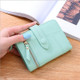 Women Two-folding Wallet Multi-function Clutch Bag Small Wallet(Green)