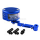 Motorcycle Modification Parts Front Brake Fluid Oil Universal Brake Oil Cup for Kawasaki / Suzuki(Blue)
