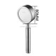 Removable and Washable 304 Stainless Steel Round Pressurized Handheld Shower Head, Size: 80mm (Silver)