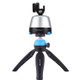 PULUZ Electronic 360 Degree Rotation Panoramic Head + Tripod Mount + GoPro Clamp + Phone Clamp with Remote Controller for Smartphones, GoPro, DSLR Cameras(Blue)