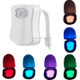 Motion Activated Toilet Nightlight, LED Toilet Light Bathroom Washroom