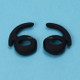 Wireless Bluetooth Earphone Silicone Ear Caps Earpads for Apple AirPods 1 / 2 (Black)