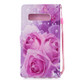 Rose Pattern Horizontal Flip Leather Case for Galaxy S10, with Holder & Card Slots & Wallet