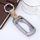 Car Auto Universal Metal Key Ring Protection Cover for Land Rover(Silver)