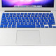 ENKAY Colorful Soft Silicon Keyboard Protector Cover Skin for MacBook Pro 13.3 inch / 15.4 inch / 17.3 inch (US Version) / A1278 / A1286(Blue)