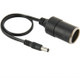 5.5 x 2.1mm Cigarette Lighter Socket Plug Connector Charger Cable Adapter, Length: 30cm