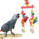 Pet Bird Parrot Cotton Rope Box Bite Toy