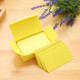 5 Boxes (About 90 PCS in One Box) Blank DIY Greeting Card Graffiti Rounded Small Card Blank Small Handwritten Paper Card Message Word Card(Yellow)