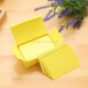 5 Boxes (About 90 PCS in One Box) Blank DIY Greeting Card Graffiti Rounded Small Card Blank Small Handwritten Paper Card Message Word Card(Yellow)