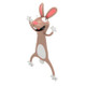 3D Stereo Animal Bookmark Creative Cute Funny Bookmark(Hare)