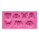 Dogs Shape Cartoon Silicone Fondant Cake Decorating Mold