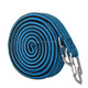 2 PCS 4m Elastic Strapping Rope Packing Tape for Bicycle Motorcycle Back Seat with Hook (Blue)