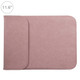 11.6 inch PU + Nylon Laptop Bag Case Sleeve Notebook Carry Bag, For MacBook, Samsung, Xiaomi, Lenovo, Sony, DELL, ASUS, HP(Pink)