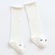 Autumn And Winter Baby Thigh Socks Curling Loose Mouth Children Cartoon Non-Slip Toddler Socks, Size:S(White Bear)