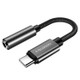 Mcdodo CA-6110 Type-C to DC 3.5mm Audio Convertor Cable for Huawei/Xiaomi/OPPO/Vivo Mobile Devices, Length: 11cm(Black)