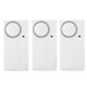 Home Security Wireless Remote Control Door Window Siren Magnetic Sensor Alarm Warning, 1 Remote Controller + 3 Magnetic Sensors