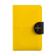 A6 Annual-rings Cover Rotary Buckle Squared Paper Notebook Diary Book(Yellow)