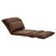 B1 Foldable Washable Lazy Sofa Bed Tatami Lounge Chair (Dark Coffee)