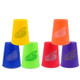 6 PCS Mixed Colors Quick Stack Cup II Speed Training Sports Stacking Cups