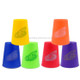 6 PCS Mixed Colors Quick Stack Cup II Speed Training Sports Stacking Cups