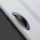 5 PCS 6610-64 Matte Black Half-moon Shape Zinc Alloy Cabinet Drawer Handle, Hole Spacing: 64mm