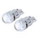 10 PCS T10 1W 50LM Car Clearance Light with SMD-3030 Lamp, DC 12V(Yellow Light)