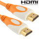 1.5m Gold Plated HDMI 19 Pin to 19 Pin HDMI Cable, 1.4 Version, Support 3D / HD TV / XBOX 360 / PS3 / Projector / DVD Player etc(Orange)