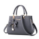 Women Luxury Tote Plum Blossom Bow Sweet Messenger Bag(Grey)